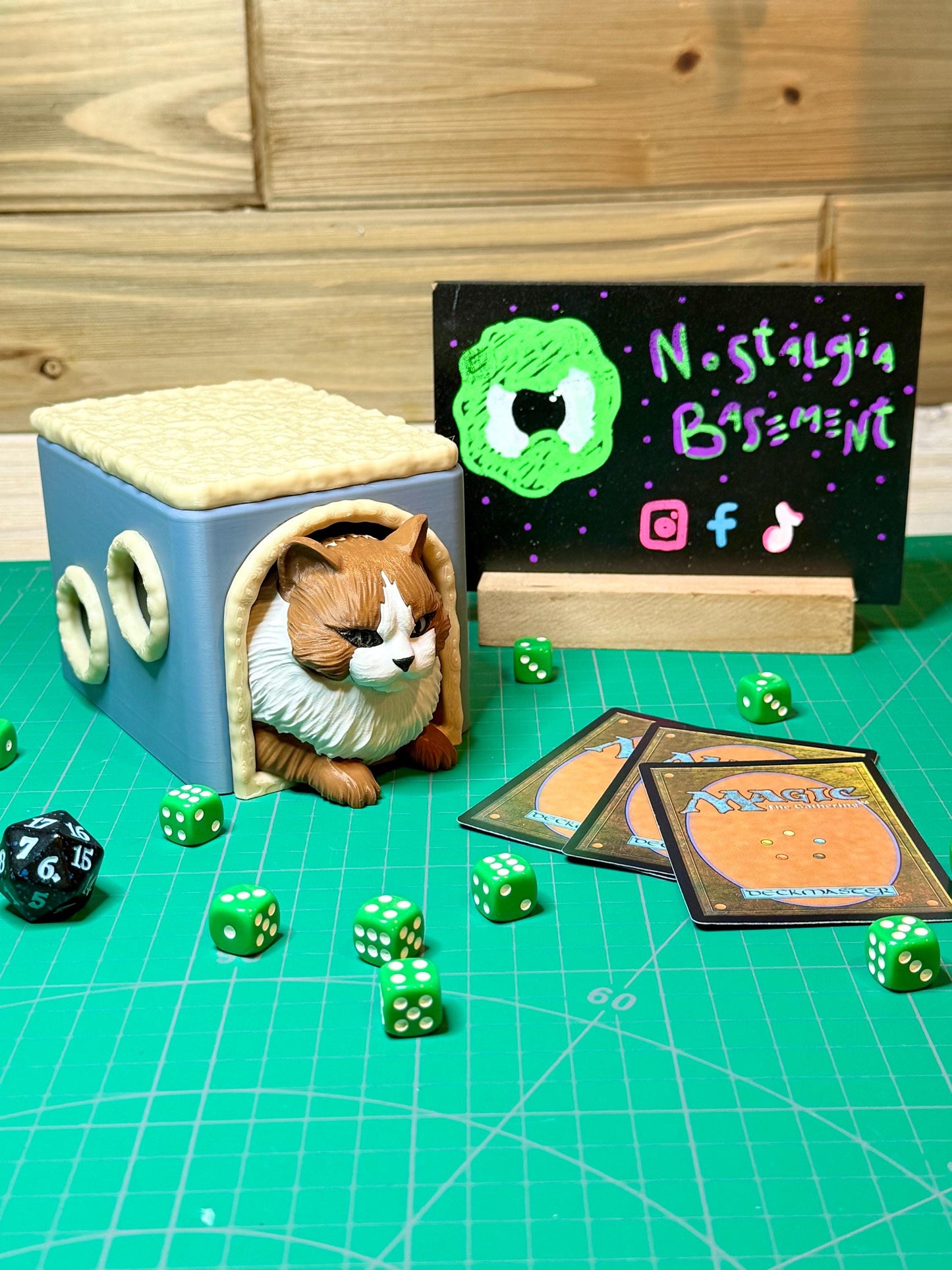 Kitty Cat TCG Deck Box