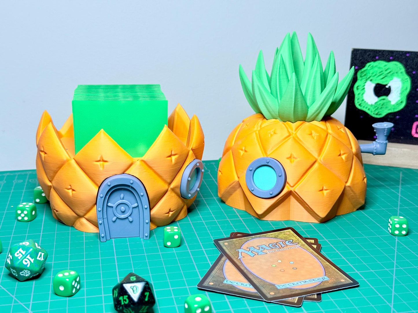 Spongebob Deck Box! Card Storage - Holiday Gift For Him / Her / Gamer