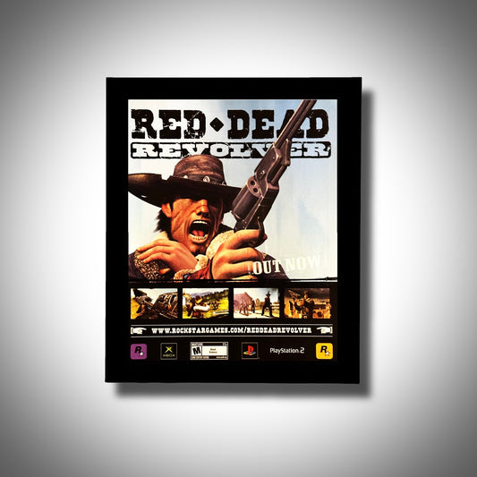 2003 Red Dead Revolver VINTAGE Original Framed Ad